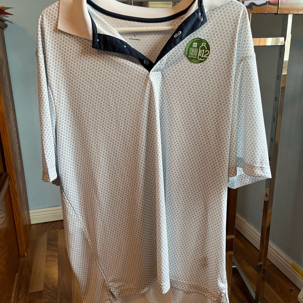 Life Khaki polo by Haggar